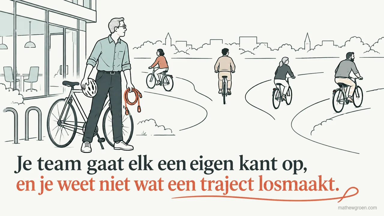 Eerst vertragen, dan het gesprek voeren