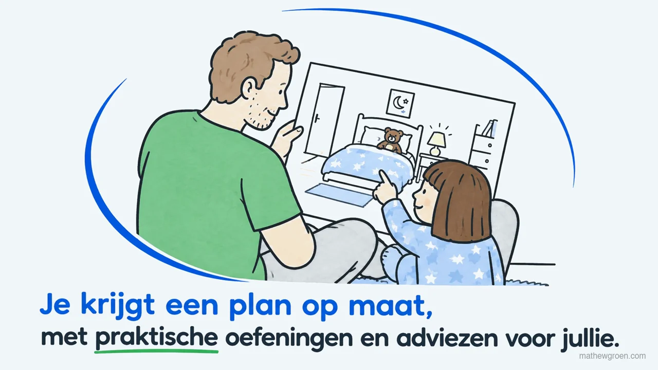 Als je kind moeilijk in slaap valt