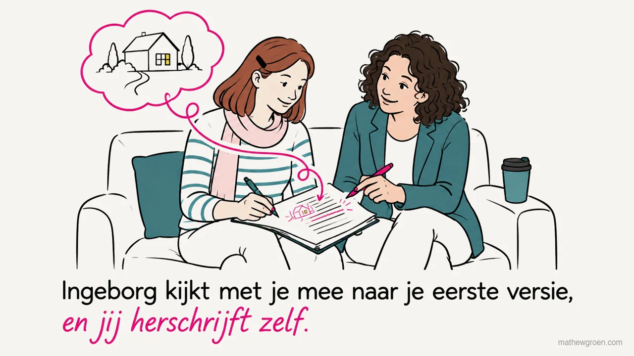 Van idee naar kort verhaal op papier