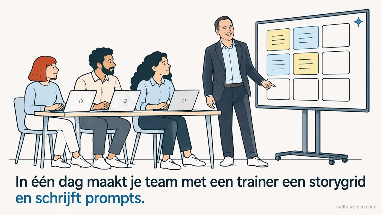Van ieder voor zich naar één verhaal