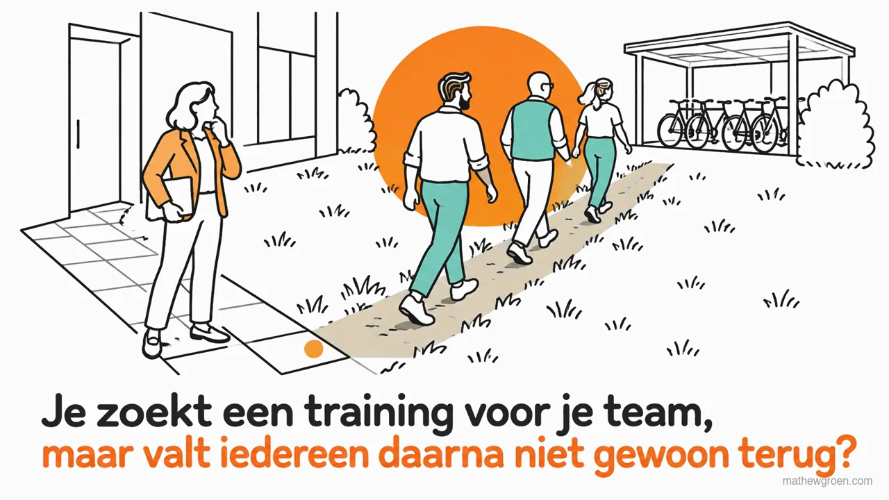 Eén training is geen training
