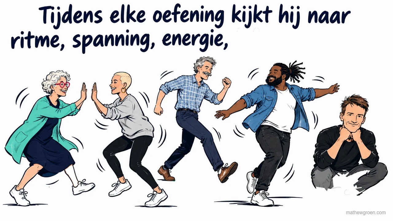 Een workshop die met de groep meebeweegt