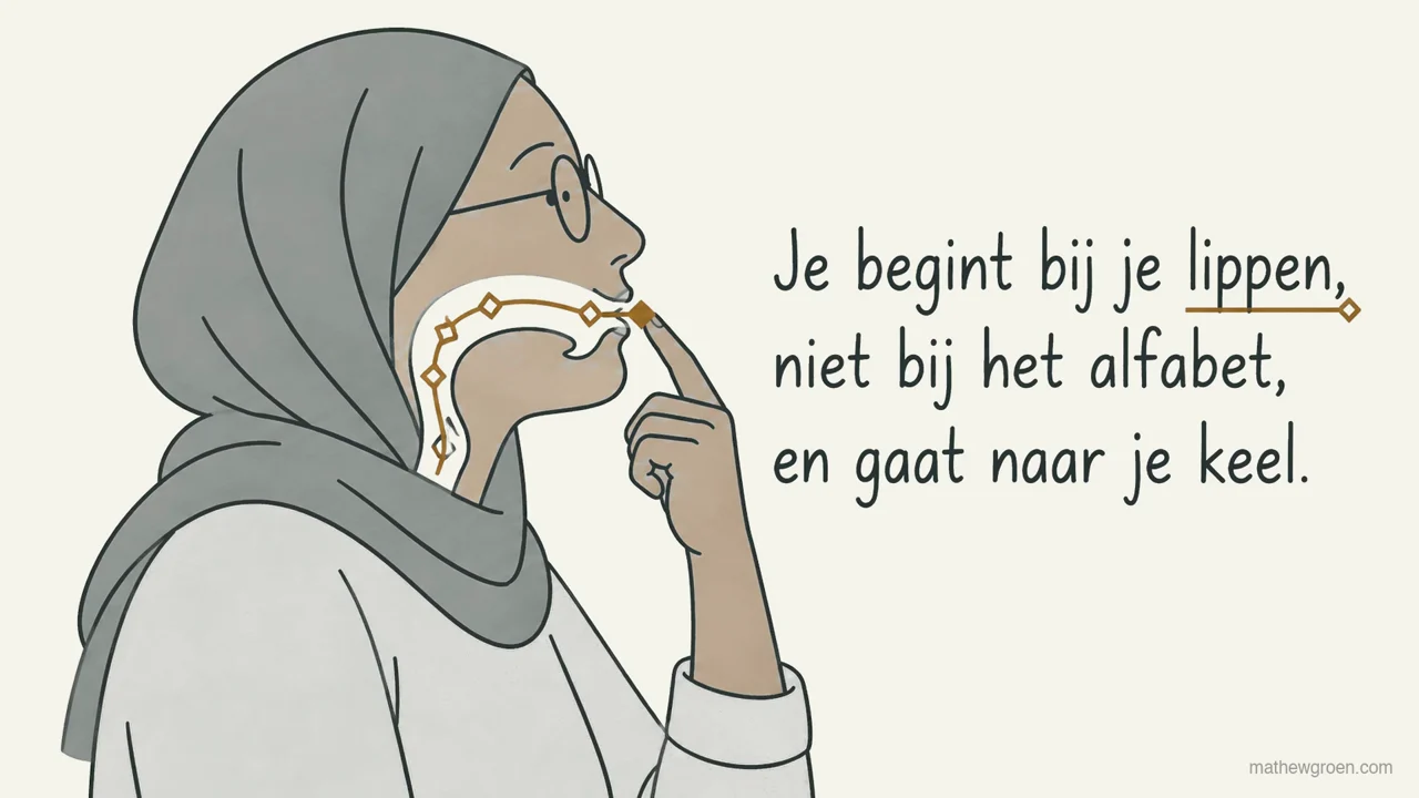 Arabisch leren begint bij de klank