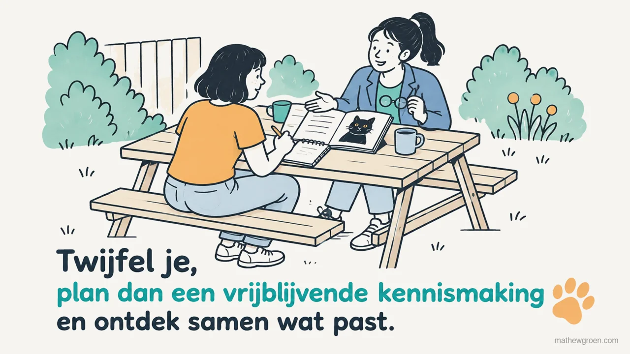 Er komt een kat bij je wonen