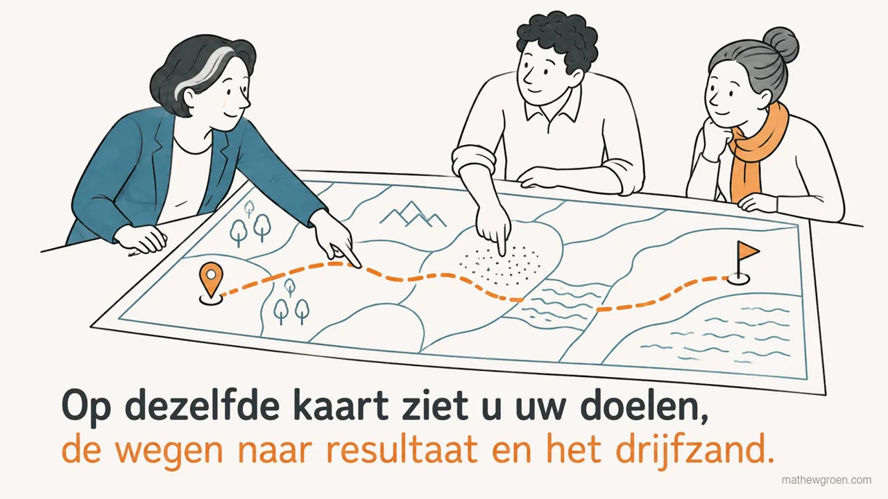 Een organisatie op één landkaart