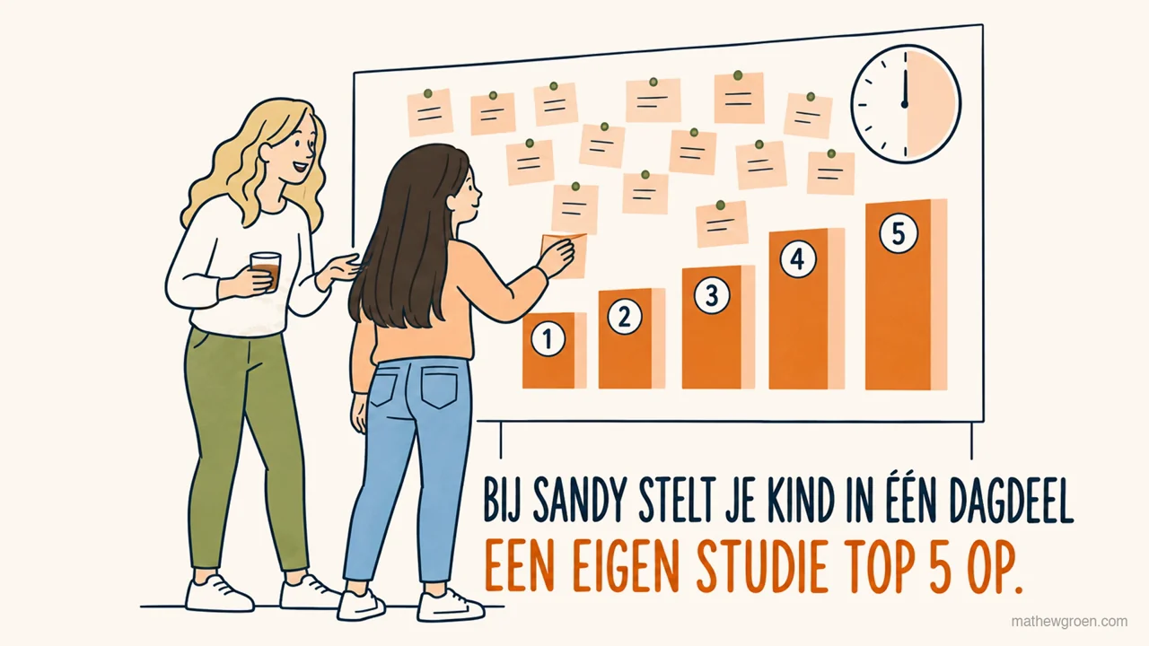 In één dagdeel een eigen studie top 5