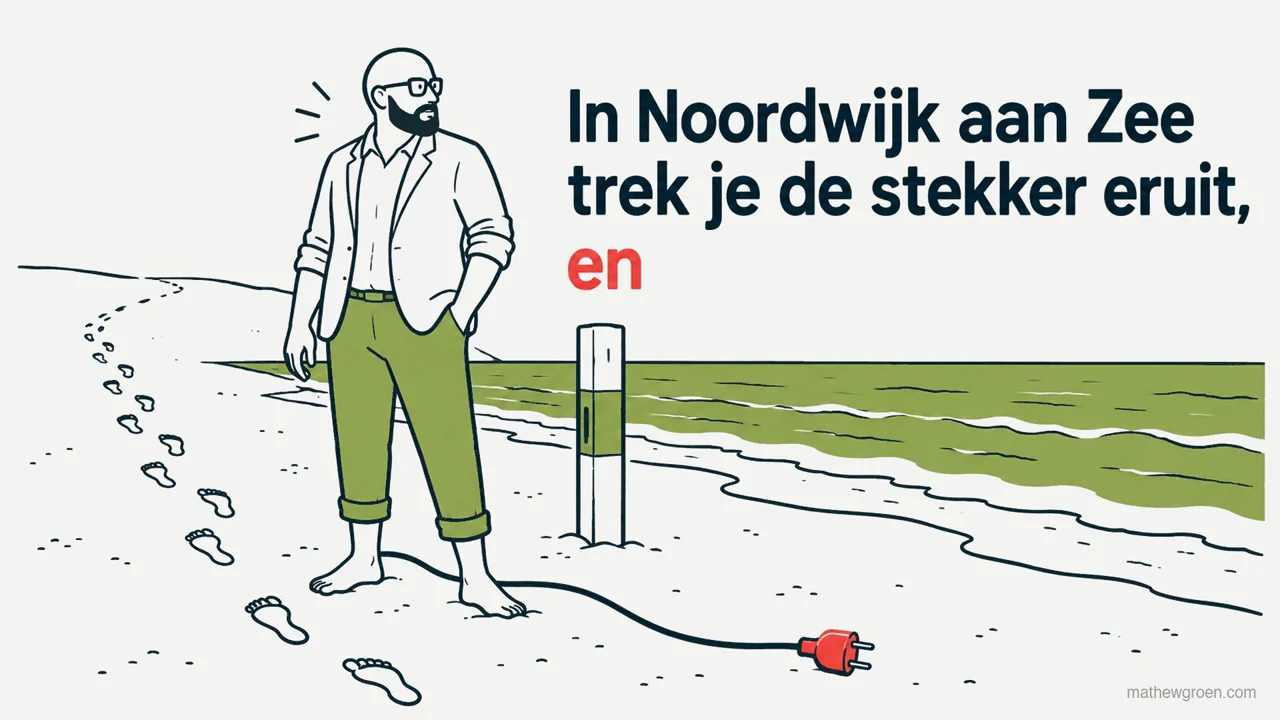 Even letterlijk de stekker eruit