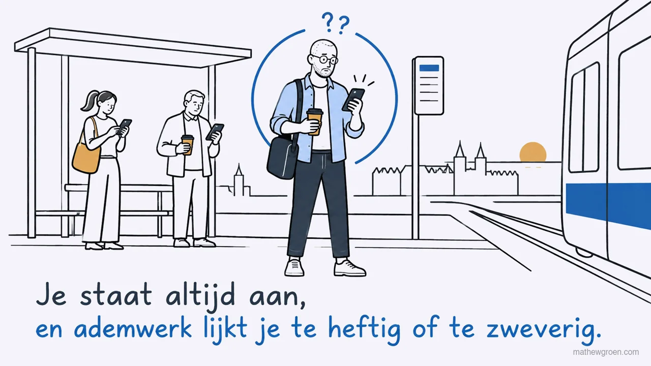 Een eerste ademsessie die zacht begint