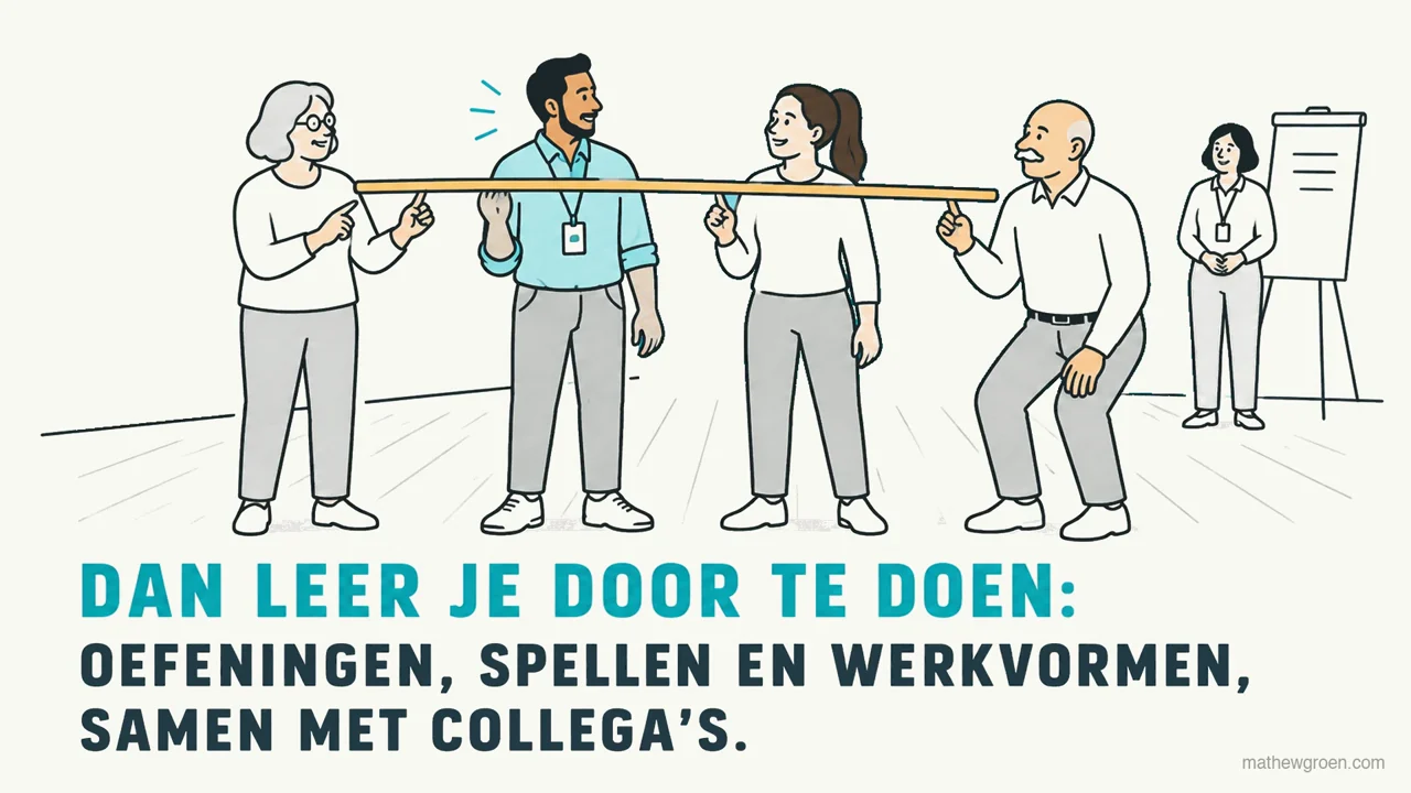 Weten wat er komt in een training