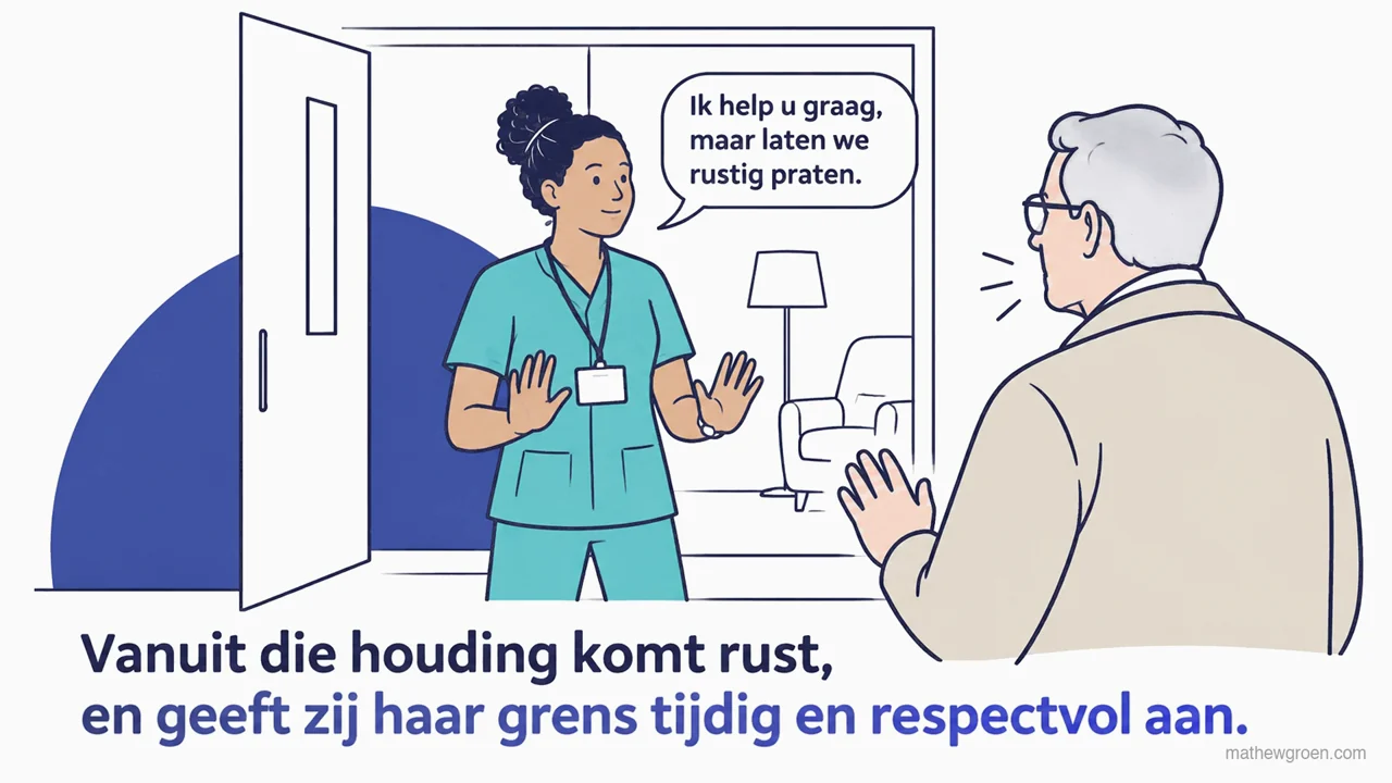 Rustig en op tijd je grens aangeven